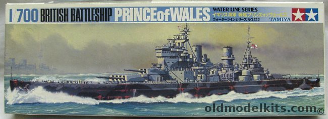 Tamiya 1/700 HMS Prince of Wales Battleship, WLB122-950 plastic model kit
